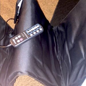 It’s a seat massager which vibrates and heats